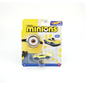 Hot Wheels Minions Carl Character Car Die-Cast Toy New